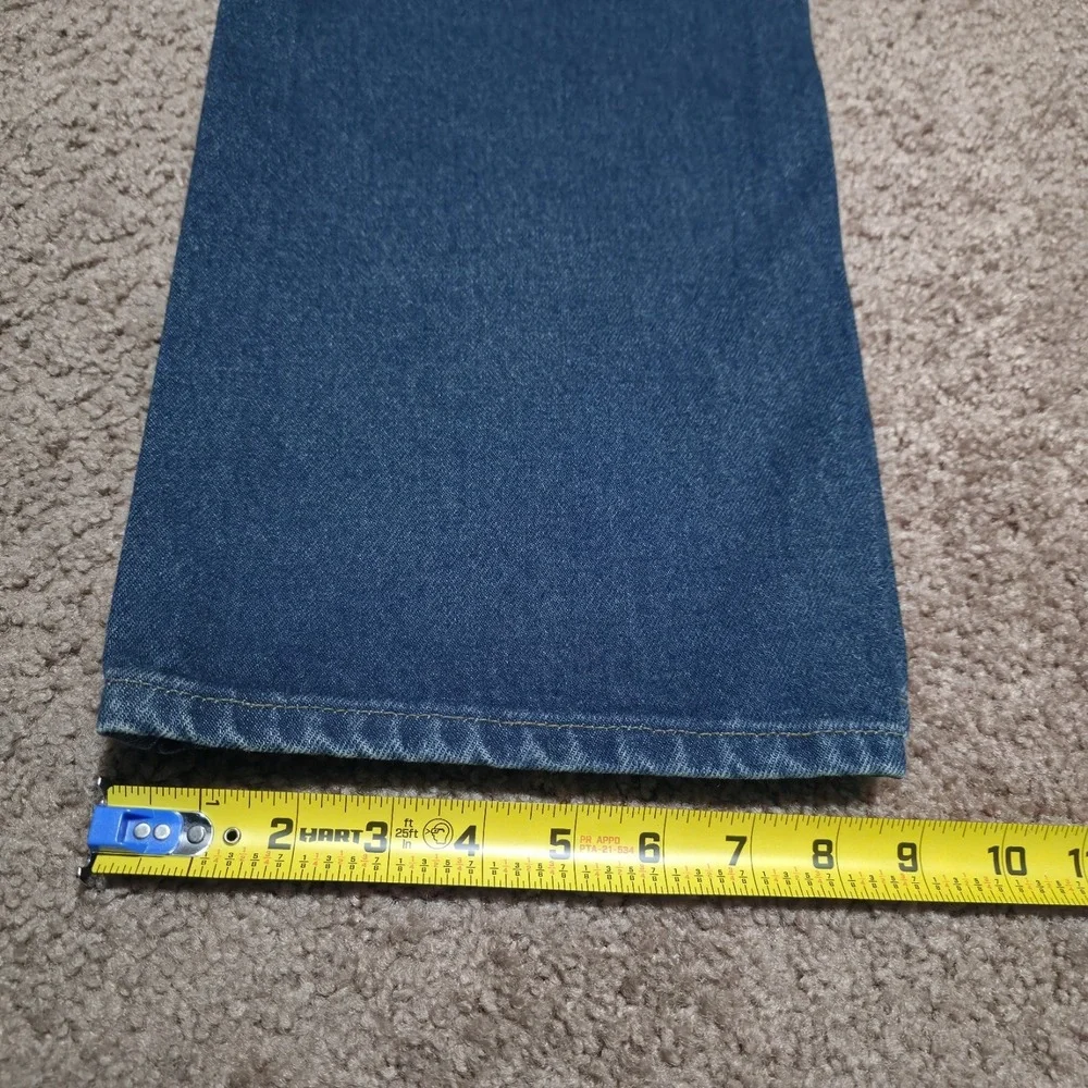 Carhartt B480 Blue Denim Jeans Size 36 x 34‎ Traditional Fit Striaght Leg New
